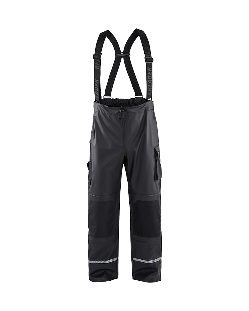 BLAKLADER 1387 Rain Pants with Reflective Details Black