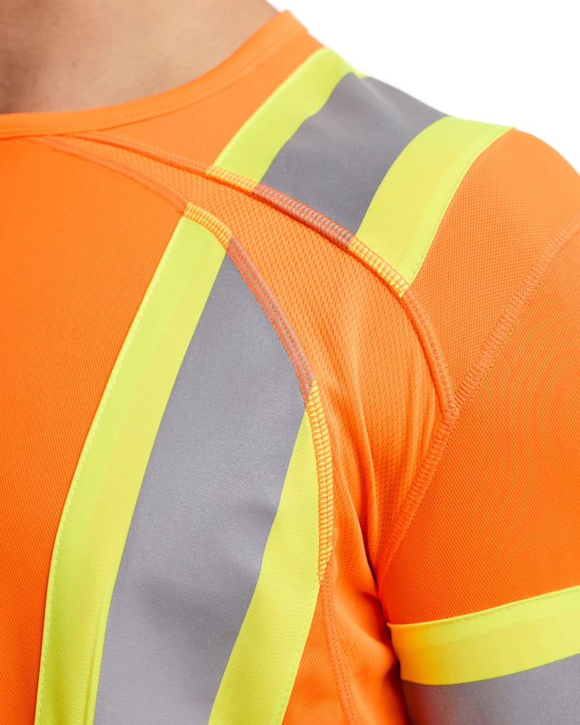 BLAKLADER 3496 CSA Hi-Vis Long Sleeve T-shirt Orange