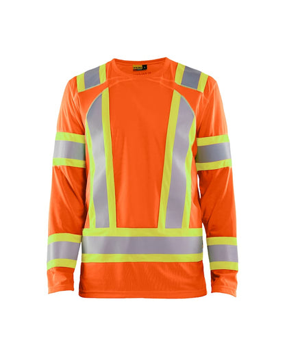 BLAKLADER 3496 CSA Hi-Vis Long Sleeve T-shirt Orange