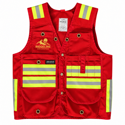 DEAKIN Cotton Canvas Reflective Cruiser Vest