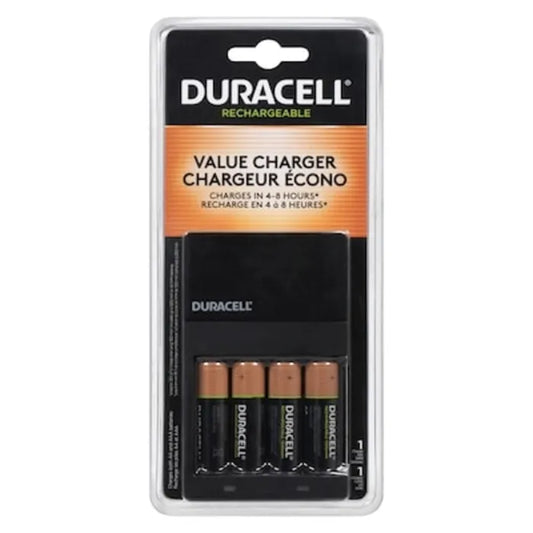 DURACELL Rechargeable Batteries Charger With 4AA