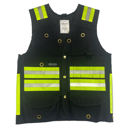 DEAKIN Cotton Canvas Reflective Cruiser Vest - Deakin Industries
