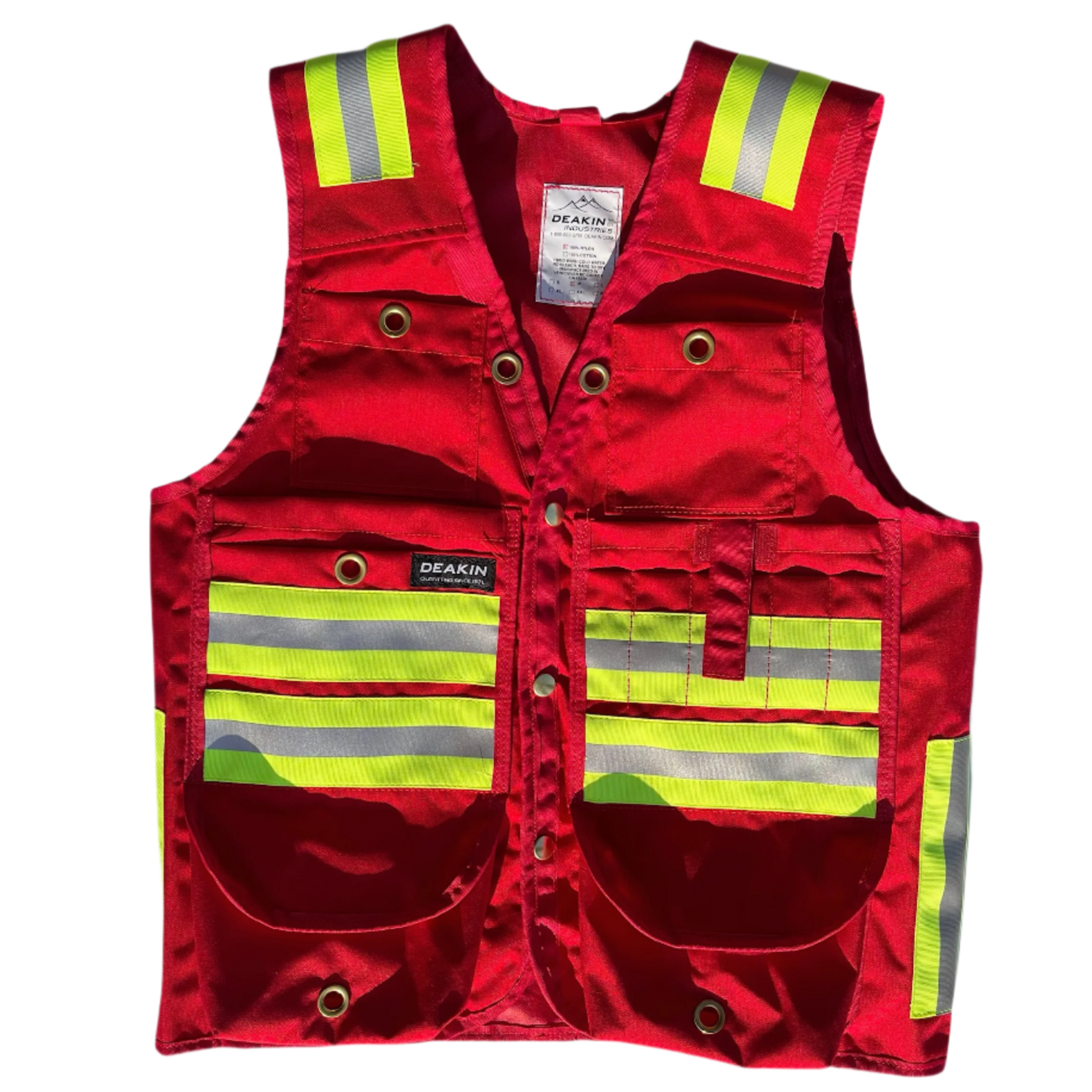 DEAKIN Nylon Cordura Reflective Cruiser Vest - Deakin Industries