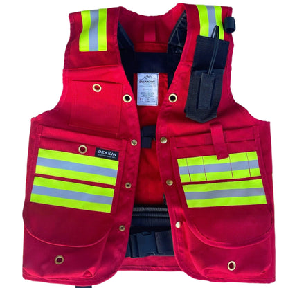 DEAKIN Nylon Cordura Pack Frame Cruiser Vest (RED) - Deakin Industries