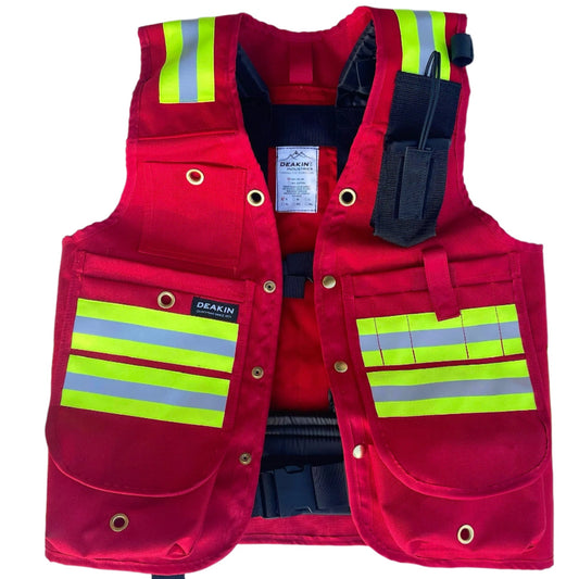 DEAKIN Nylon Cordura Pack Frame Cruiser Vest (RED) - Deakin Industries