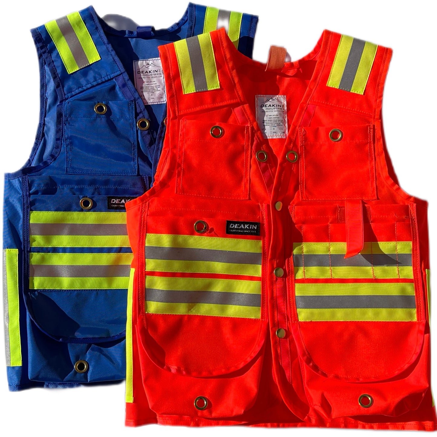 DEAKIN Nylon Cordura Reflective Cruiser Vest - Deakin Industries