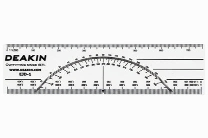 DEAKIN 6" C-Thru EJD Protractor Scale