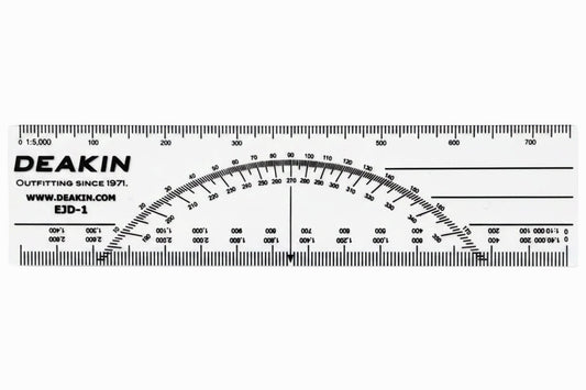 DEAKIN 6" C-Thru EJD Protractor Scale