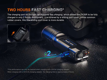 Fenix TK35R Rechargeable Tactical Flashlight / 5800 Lumens
