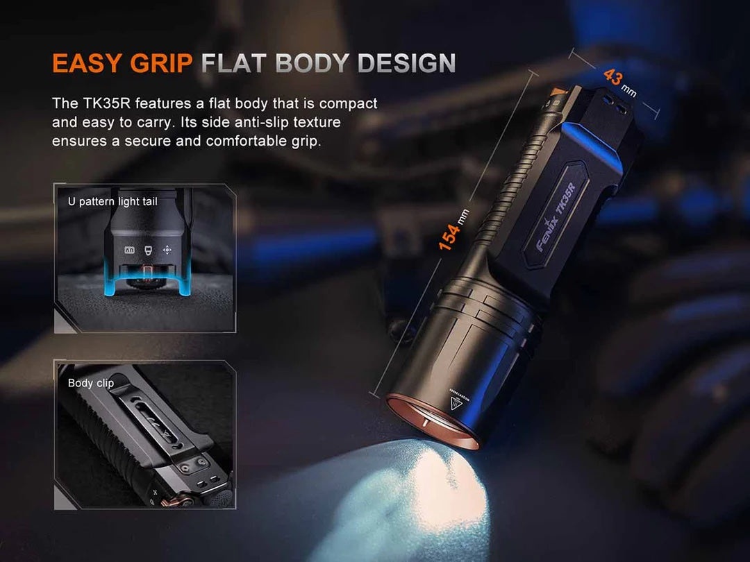Fenix TK35R Rechargeable Tactical Flashlight / 5800 Lumens