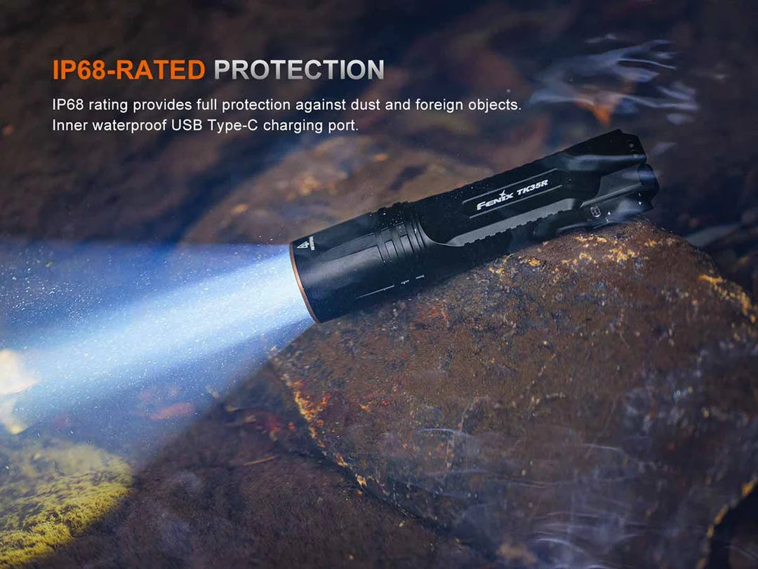 Fenix TK35R Rechargeable Tactical Flashlight / 5800 Lumens