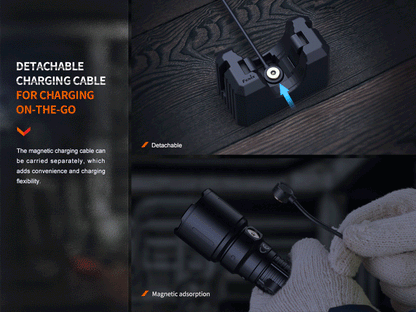 Fenix WF26R Rechargeable Flashlight With Charging Dock / 3000 Lumens