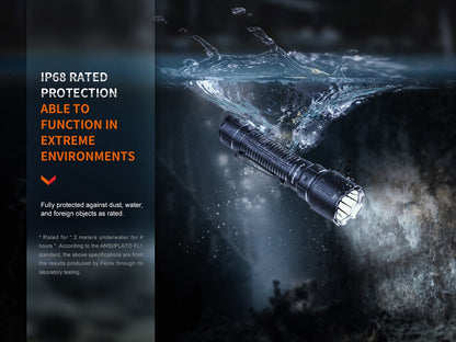 Fenix WF26R Rechargeable Flashlight With Charging Dock / 3000 Lumens