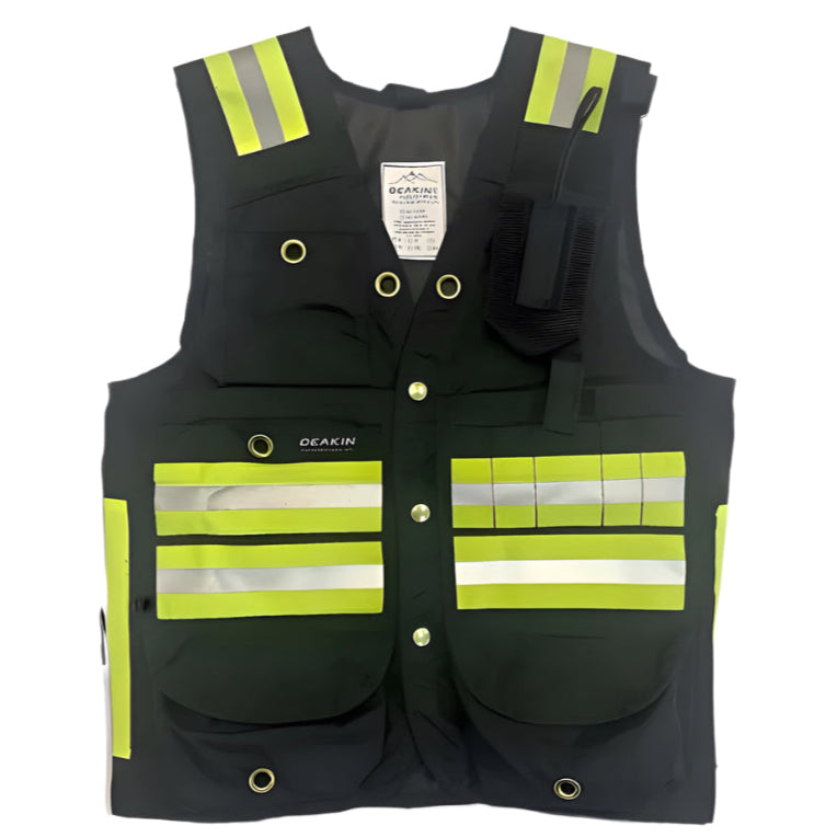 DEAKIN Nylon Cordura Reflective Cruiser Vest c/w Radio Pocket - Deakin Industries