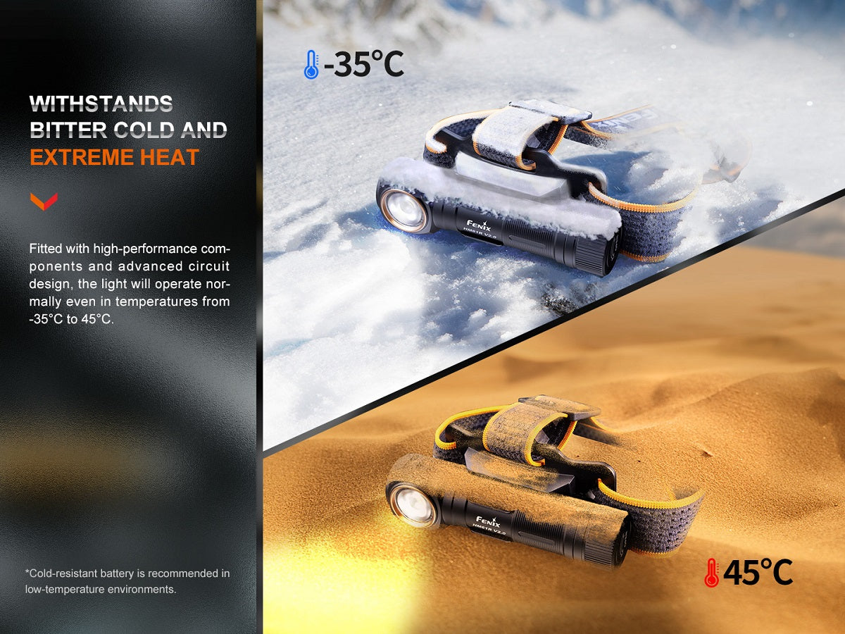 Fenix HM61R V2.0 Multifunctional Rechargeable Headlamp / 1600 Lumens