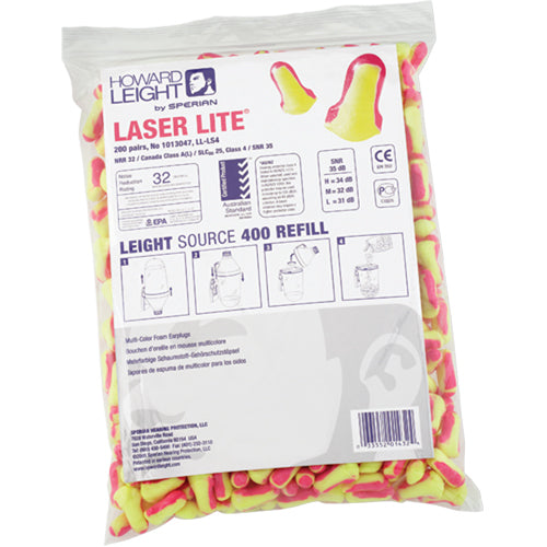 HOWARD LEIGHT Laser Lite  Foam Ear Plugs (Box/200)
