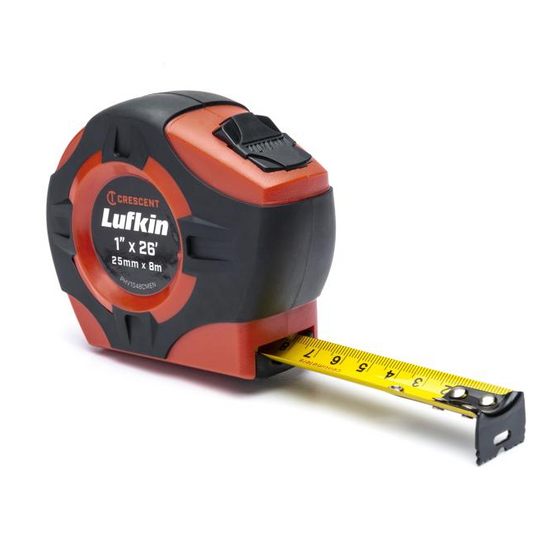 LUFKIN PHV1048CMEN Hi-Viz 26'/8M Measuring Tape