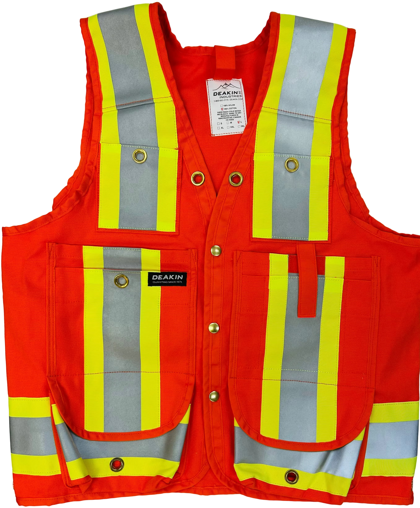 DEAKIN Cotton 4" Reflective Cruiser Vest