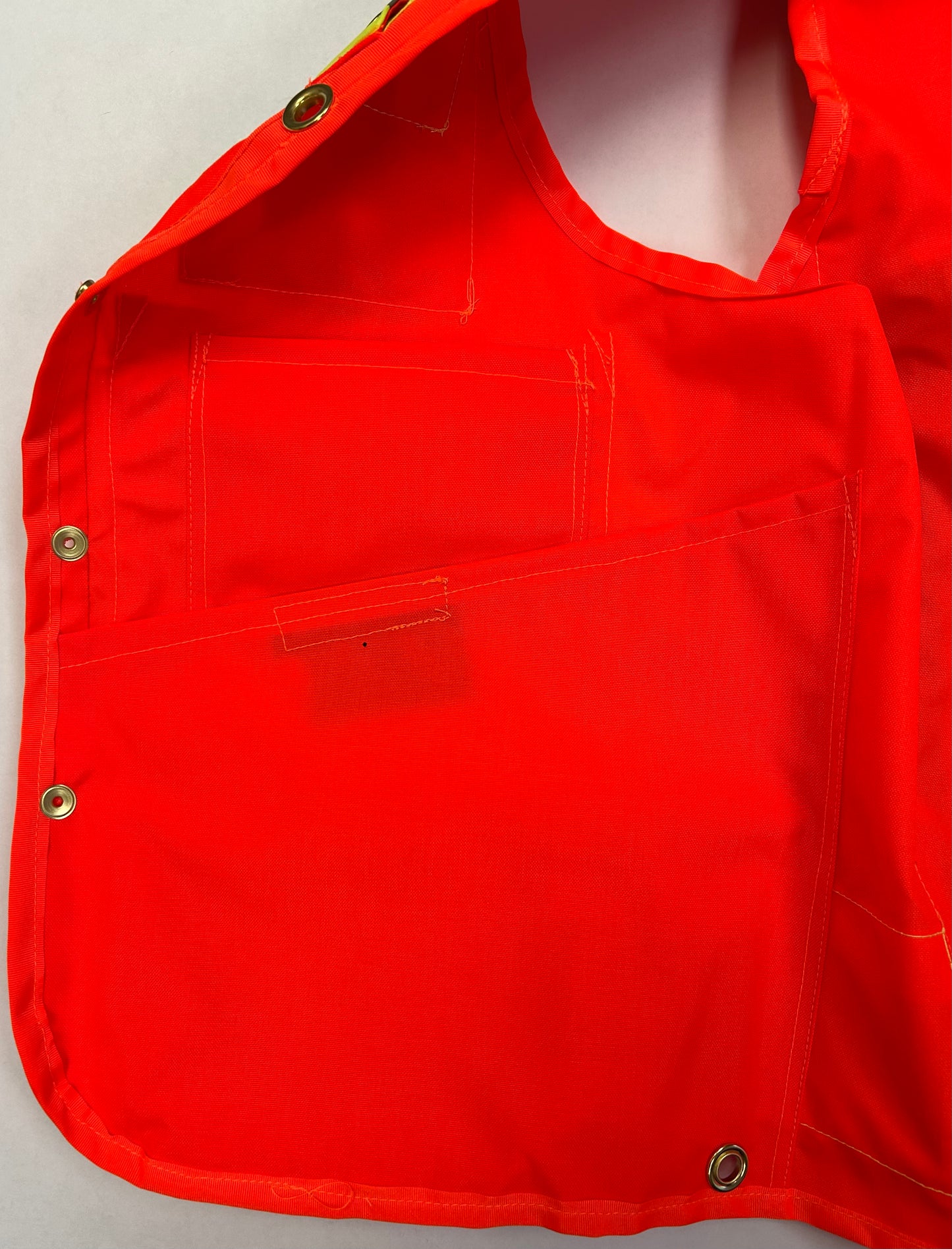 DEAKIN Nylon Cordura Pack Frame 4" Reflective Cruiser Vest (ORANGE)