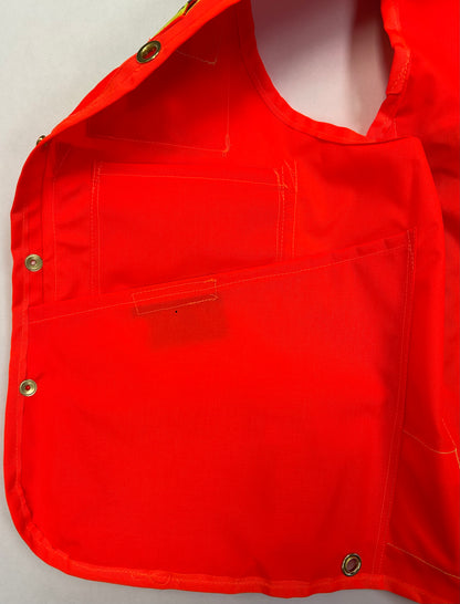 DEAKIN Nylon Cordura Pack Frame 4" Reflective Cruiser Vest (ORANGE)