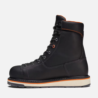 Timberland Gridworks 8" Alloy Toe Waterproof Work Boot Black