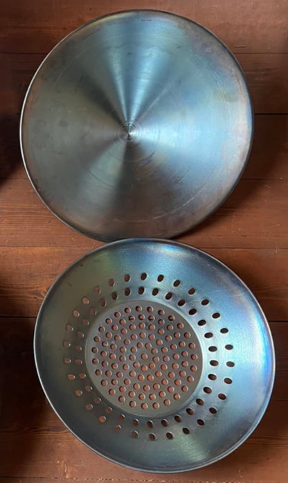 19" Batea Pan & Grizzly Pan Set