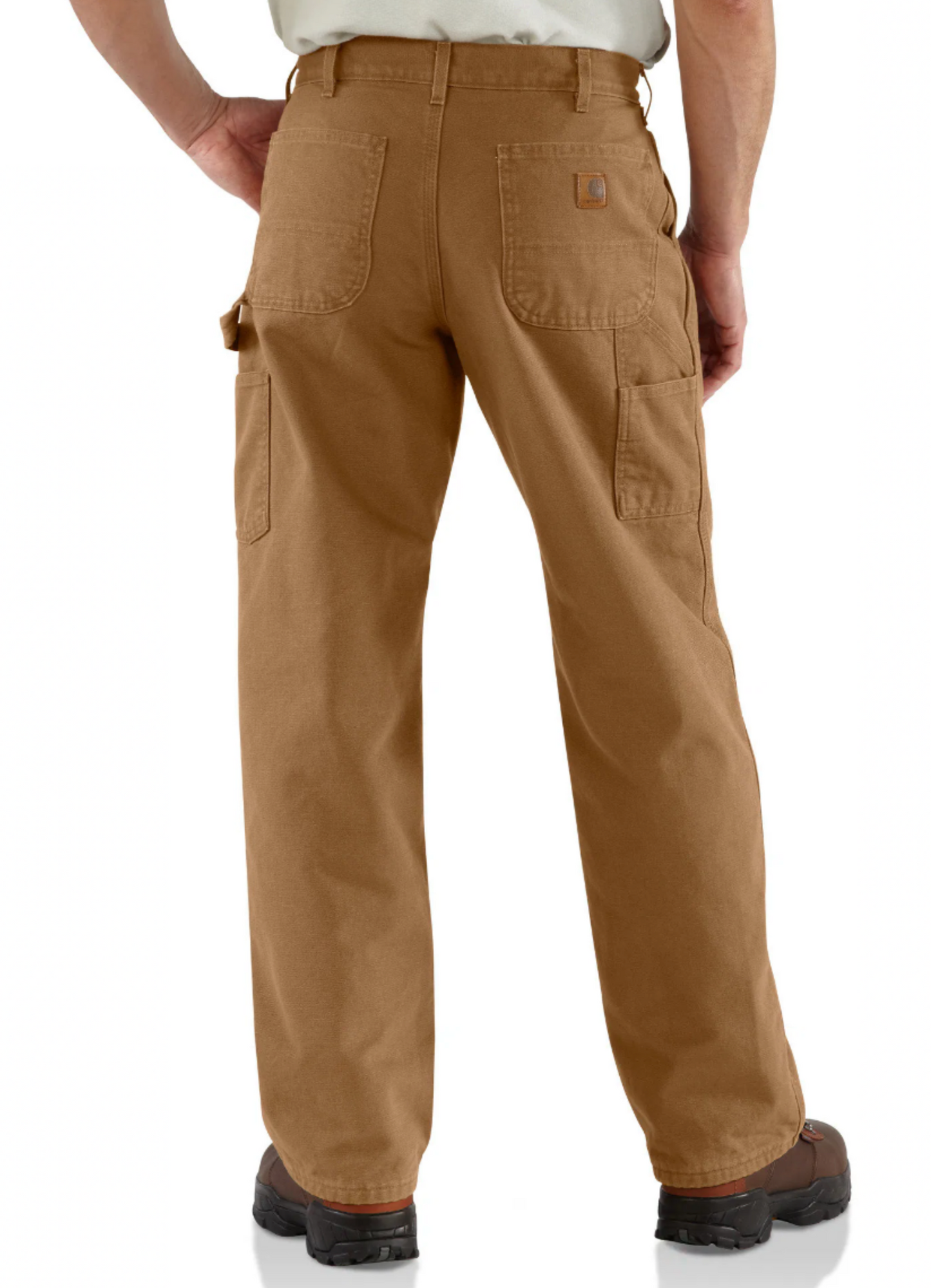 Carhartt B111 Men's Flannel Lined Wash Duck Dungaree