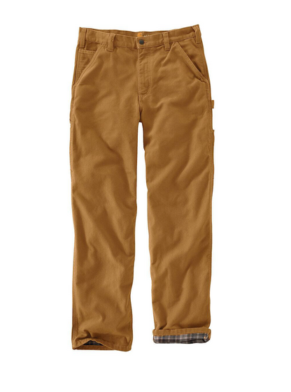 Carhartt B111 Men's Flannel Lined Wash Duck Dungaree