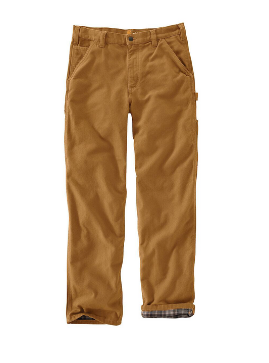 Carhartt B111 Men's Flannel Lined Wash Duck Dungaree