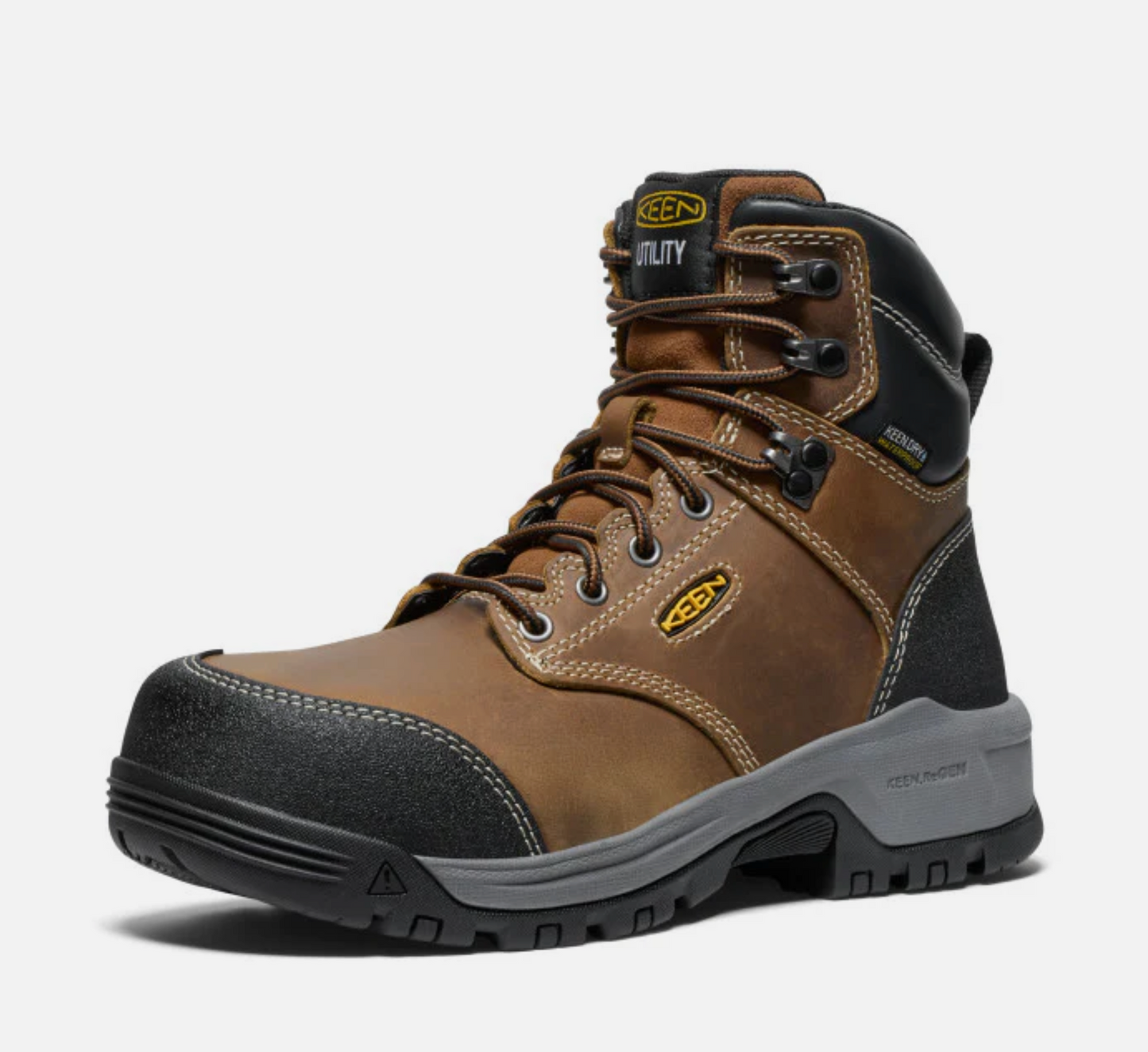 KEEN Women's CSA Evanston 6" Waterproof Boots (Carbon-Fiber Toe)