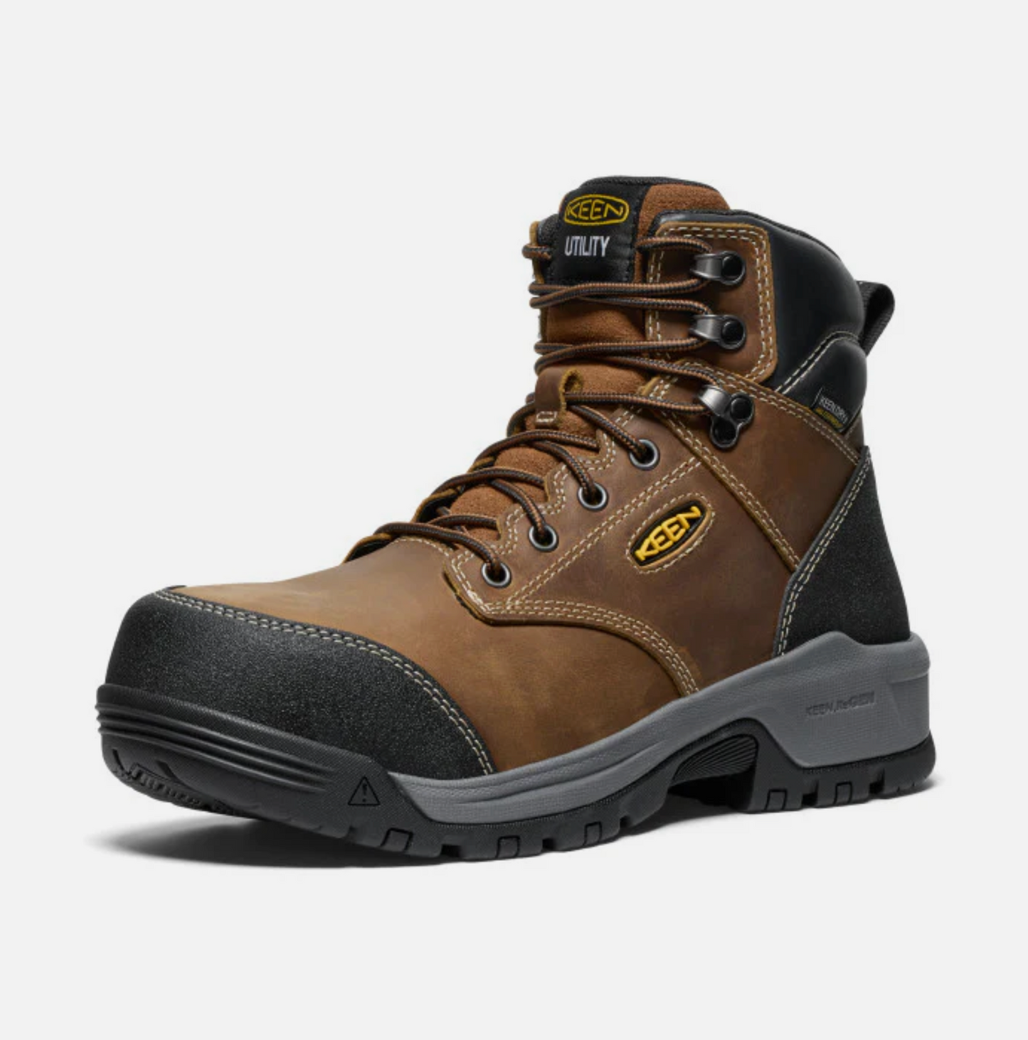 KEEN Men's CSA Evanston 6" Waterproof Boots (Carbon-Fiber Toe)
