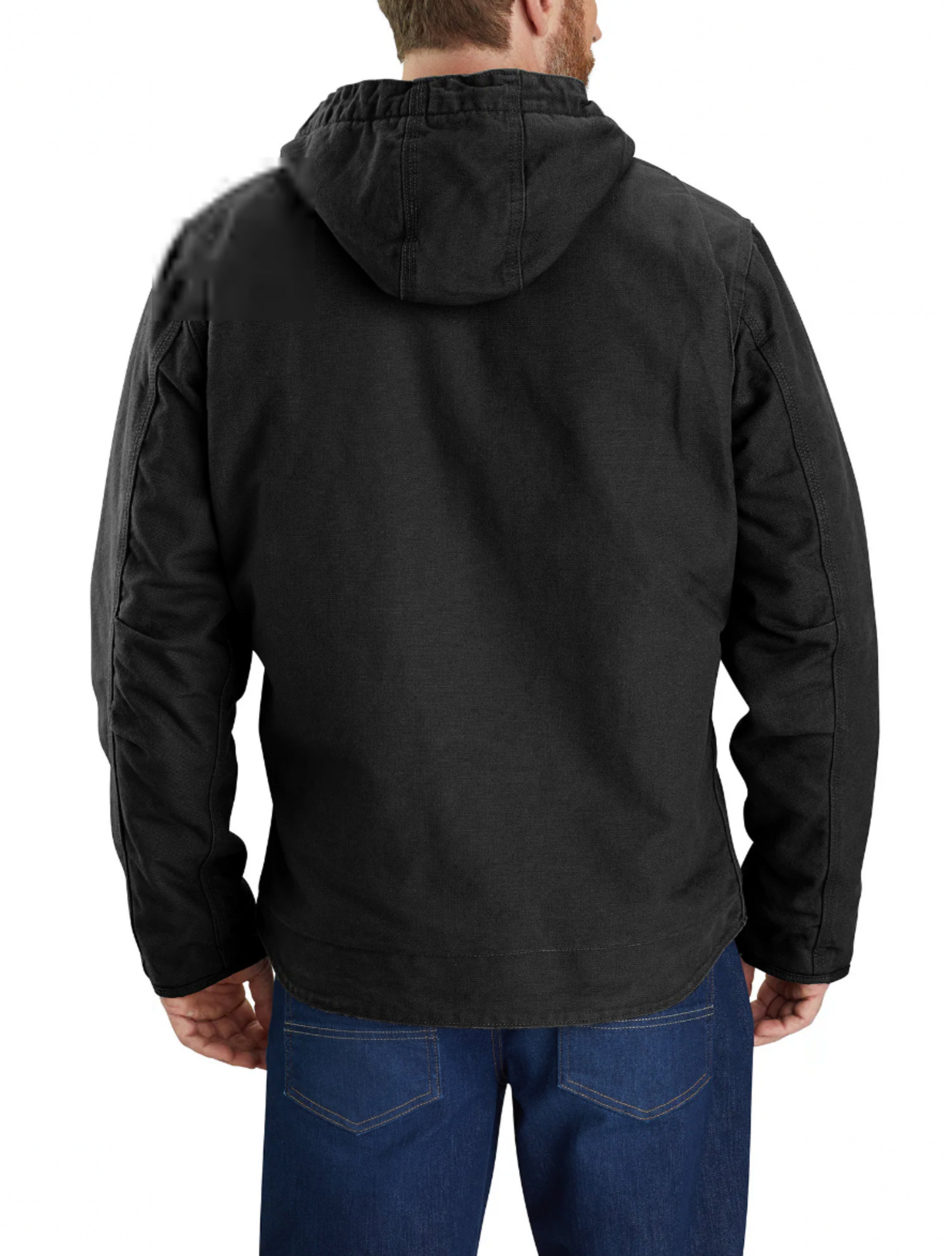 CARHARTT 104392 RELAXED FIT WASHED DUCK SHERPA-LINED JACKET