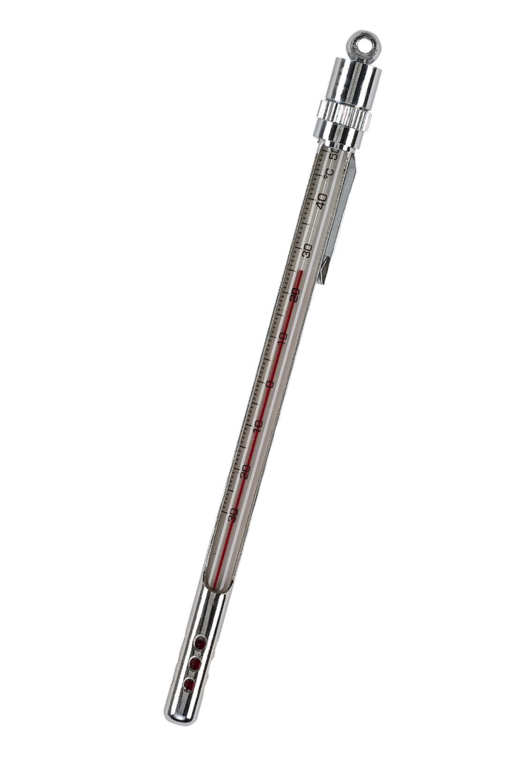 6-3/4" Metal Armor Case Pocket Thermometer