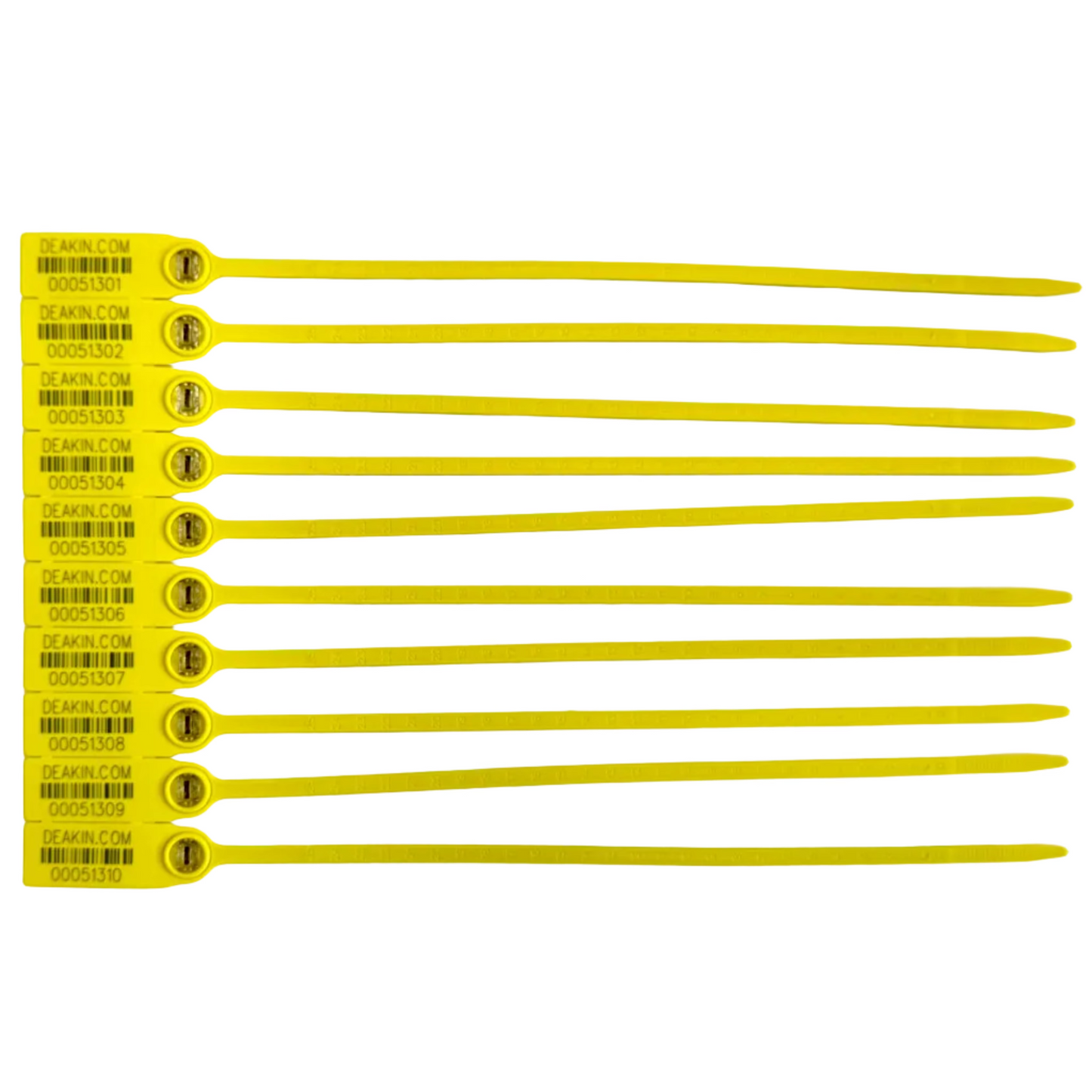DEAKIN Numbered Locking Security Ties /100