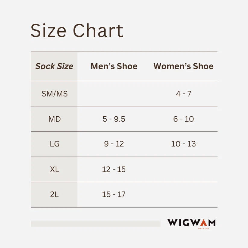 Wigwam Merino Woodland Heavyweight OTC Sock