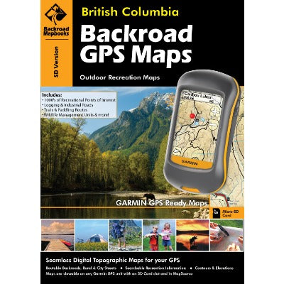 BACKROAD GPS Map SD Card (All British Columbia) - Deakin Industries