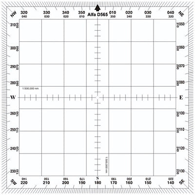 Douglas 5" Square Navigational Protractor - Deakin Industries