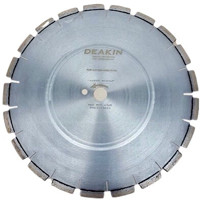 Core Cutting Blade VHC24 14" Segmented Premium For Very Hard Rock - Deakin Industries