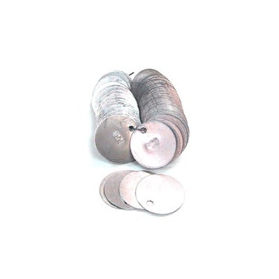 ALUMINUM Disc Tags 1.5" (NON-NUMBERED) 100 pack - Deakin Industries