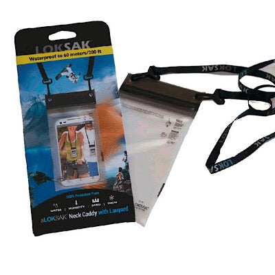 ALOKSAK 3.9" x 7" Waterproof Storage Bag with Lanyard - Deakin Industries