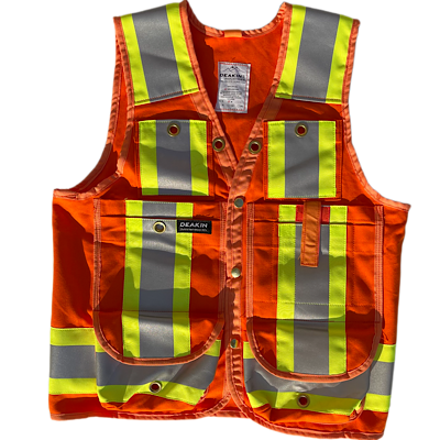 DEAKIN Cotton 4" Reflective Cruiser Vest - Deakin Industries
