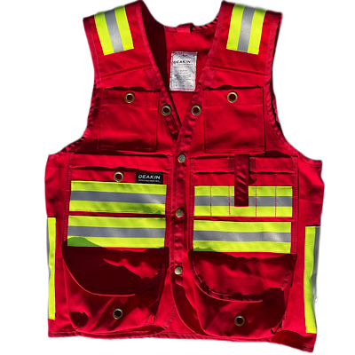 DEAKIN Cotton Canvas Reflective Cruiser Vest - Deakin Industries