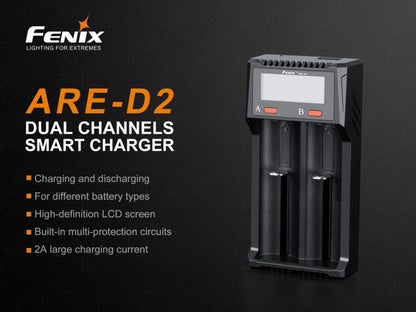 Fenix ARE-D2 Dual Channel Smart  Battery Charger