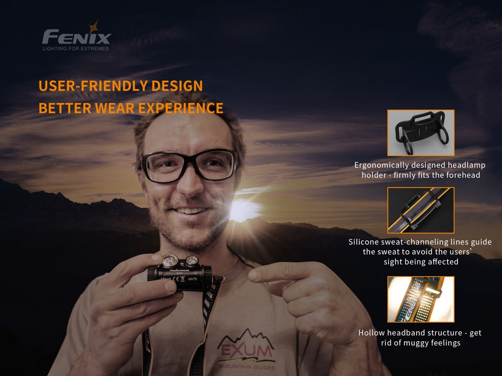 Fenix HM65R Rechargeable Headlamp / 1400 Lumens
